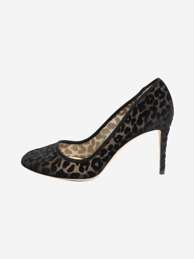 Black Bridget 85 leopard pumps - size EU 38.5 Heels Jimmy Choo 