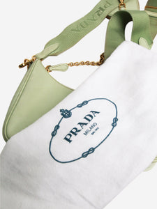 Prada Mint green Hobo Re-Edition 2005 Saffiano bag