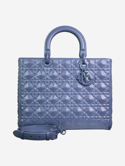 Blue 2022 Lady Dior bag Top Handle Bags Christian Dior 