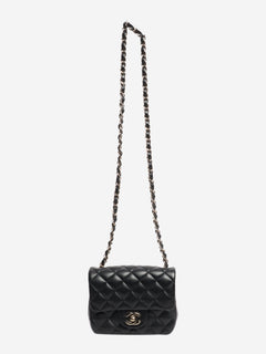 Black 2020 mini lambskin quilted Classic Single Flap bag Cross-body bags Chanel 