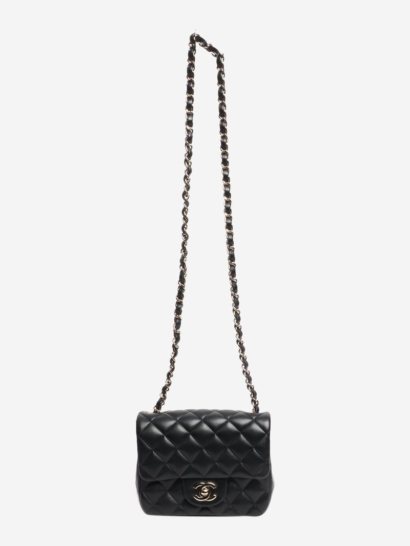 Black 2020 mini lambskin quilted Classic Single Flap bag Cross-body bags Chanel 