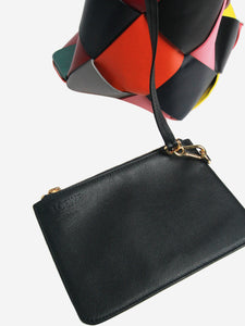 Loewe Multicolour woven leather tote bag