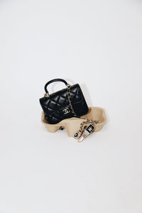 Chanel Black Micro Single-Flap Pouch bag