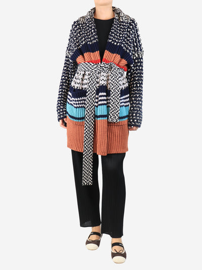 Multi chunky tie closure knot cardigan - size S Coats & Jackets Missoni 