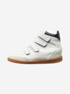 Isabel Marant White Bilsy leather trainers - size EU 39