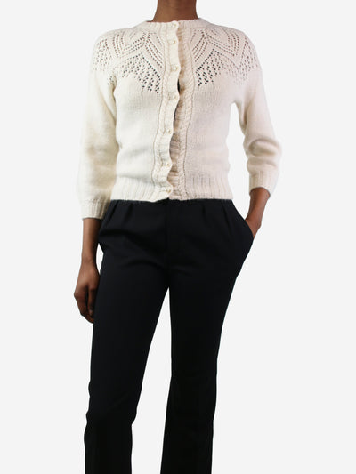 Cream cashmere cardigan - size S Knitwear Autumn Cashmere 