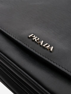 Black leather crossbody bag Cross-body bags Prada 