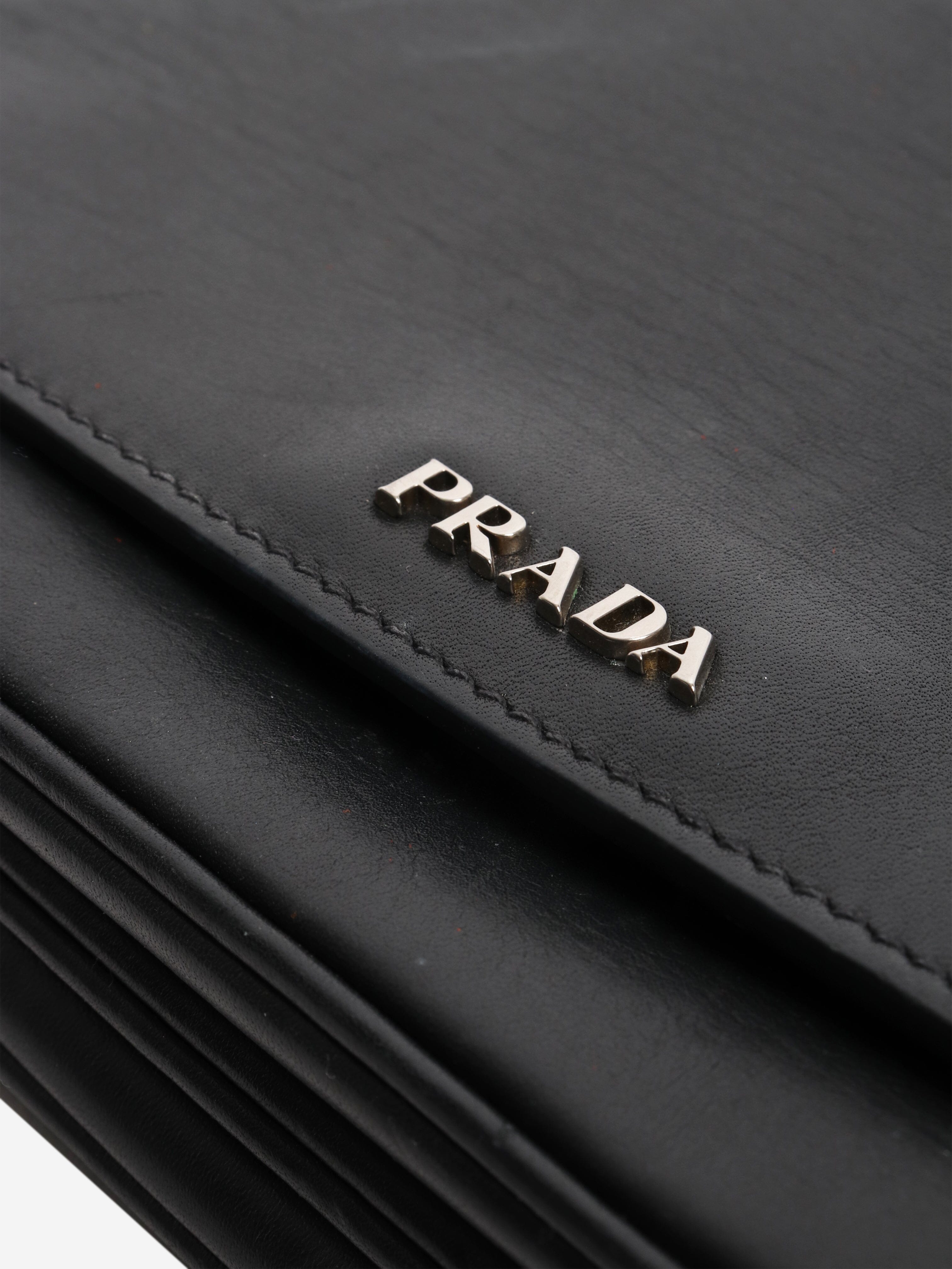 Black leather crossbody bag Cross-body bags Prada 