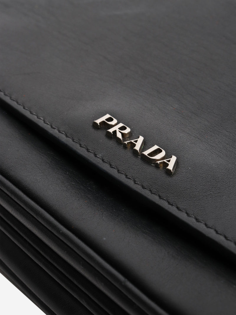 Black leather crossbody bag Cross-body bags Prada 