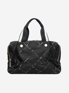 Chanel Black canvas Toiletries bag