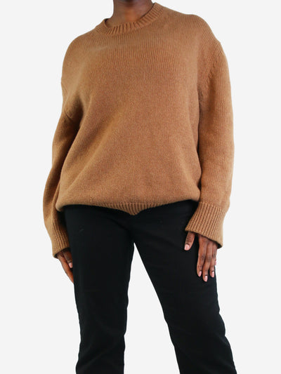Brown cashmere jumper - size M Knitwear Anine Bing 