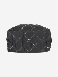 Chanel Black canvas Toiletries bag