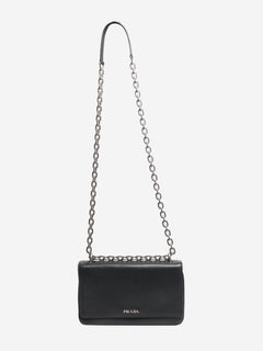 Black leather crossbody bag Cross-body bags Prada 