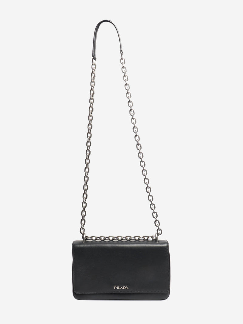 Black leather crossbody bag Cross-body bags Prada 