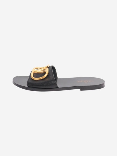 Black VLogo sandals - size EU 36 Flat Sandals Valentino 