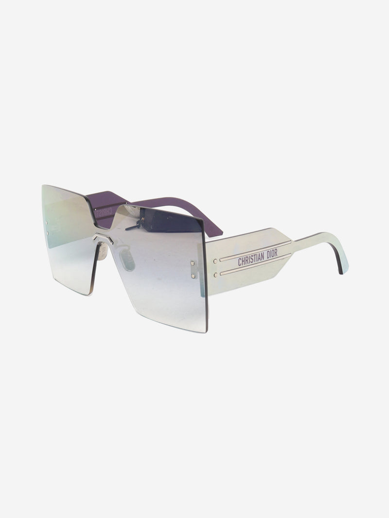 Green DiorClub M5U square sunglasses