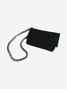 Chanel Silver lambskin quilted Wallet-on-Chain bag