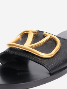 Valentino Black VLogo sandals - size EU 36