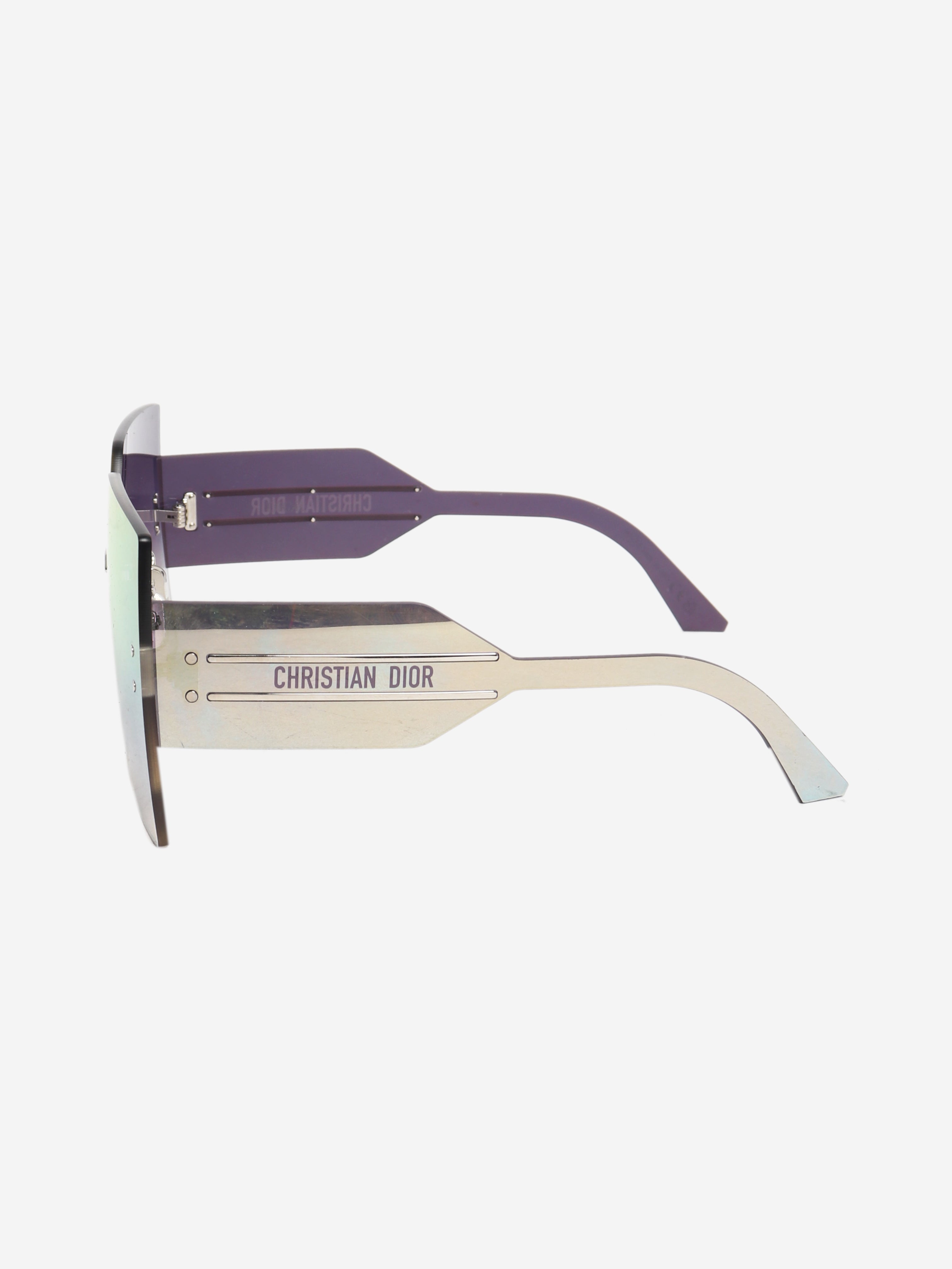 Green DiorClub M5U square sunglasses