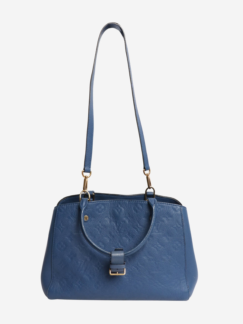 Blue 2016 Monogram Empreinte Montaigne shoulder bag Shoulder bags Louis Vuitton 
