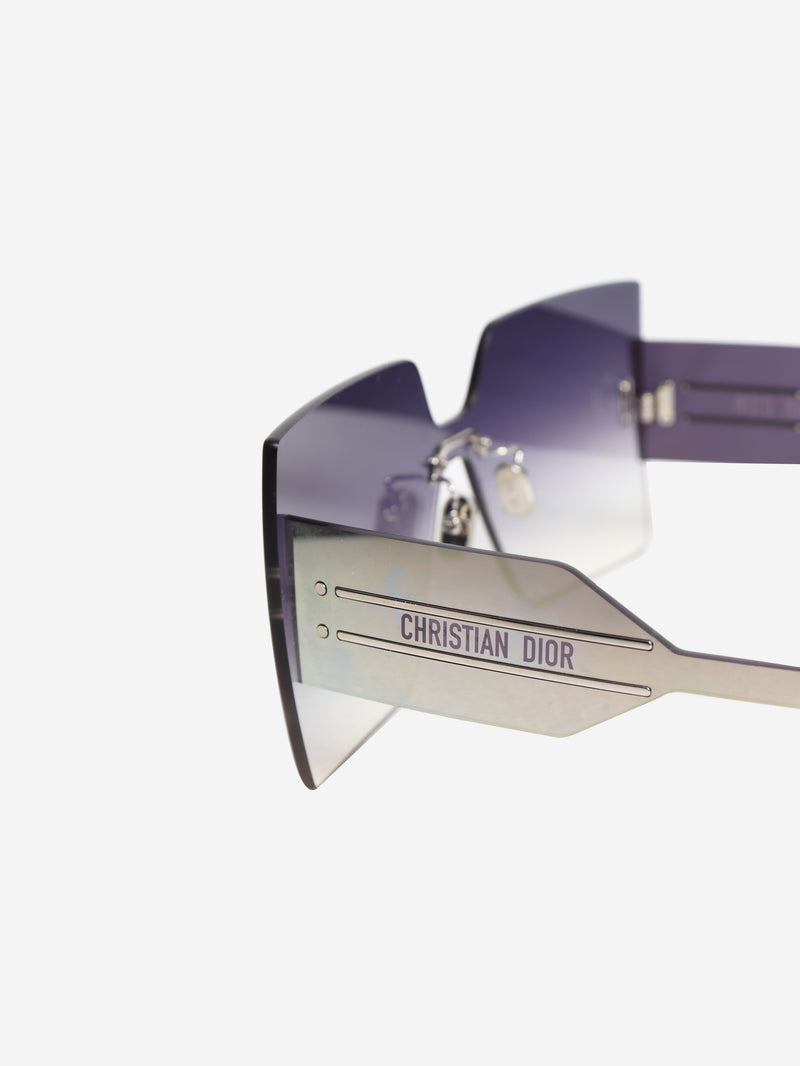 Green DiorClub M5U square sunglasses