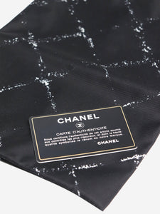 Chanel Black canvas Toiletries bag