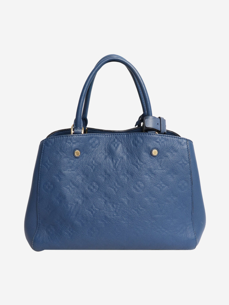 Blue 2016 Monogram Empreinte Montaigne shoulder bag Shoulder bags Louis Vuitton 