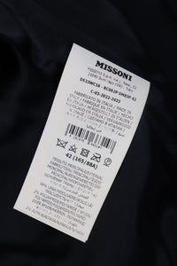 Missoni Multi Chevron knit bomber jacket - size UK 10