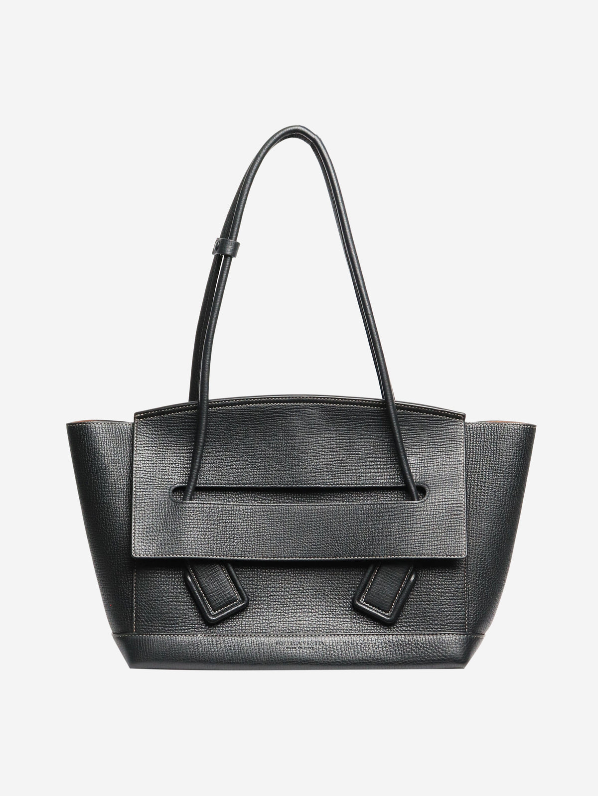 Black Arco large leather tote Tote Bags Bottega Veneta 
