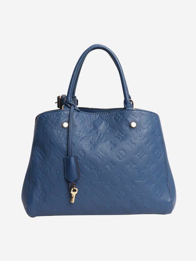 Blue 2016 Monogram Empreinte Montaigne shoulder bag Shoulder bags Louis Vuitton 