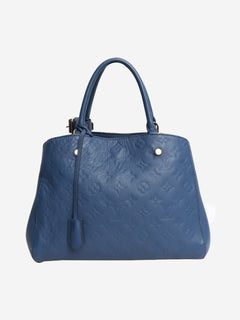 Blue 2016 Monogram Empreinte Montaigne shoulder bag Shoulder bags Louis Vuitton 