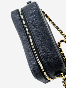 Chanel Black 2017 Filigree cross-body vanity case