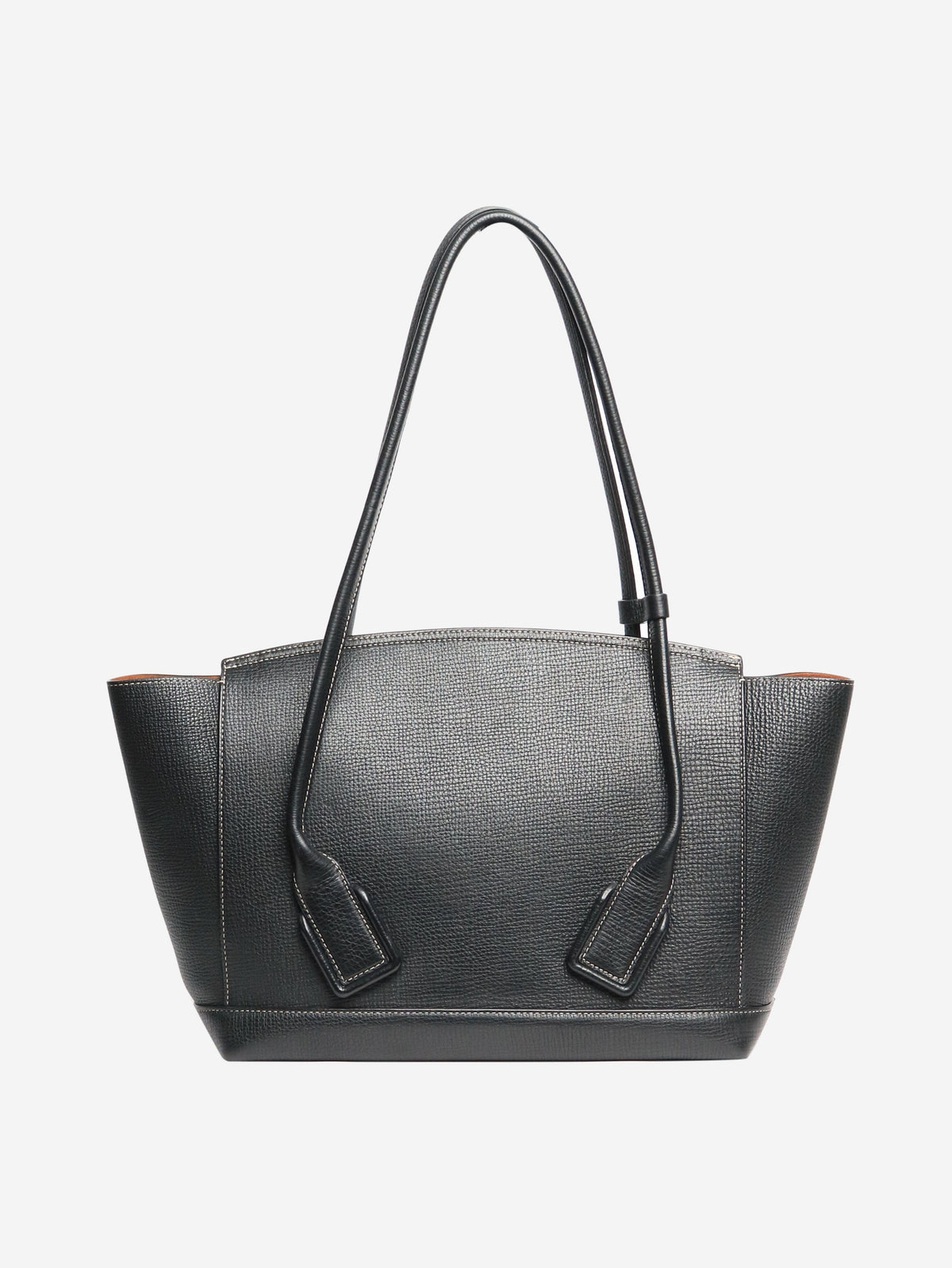 Black Arco large leather tote Tote Bags Bottega Veneta 