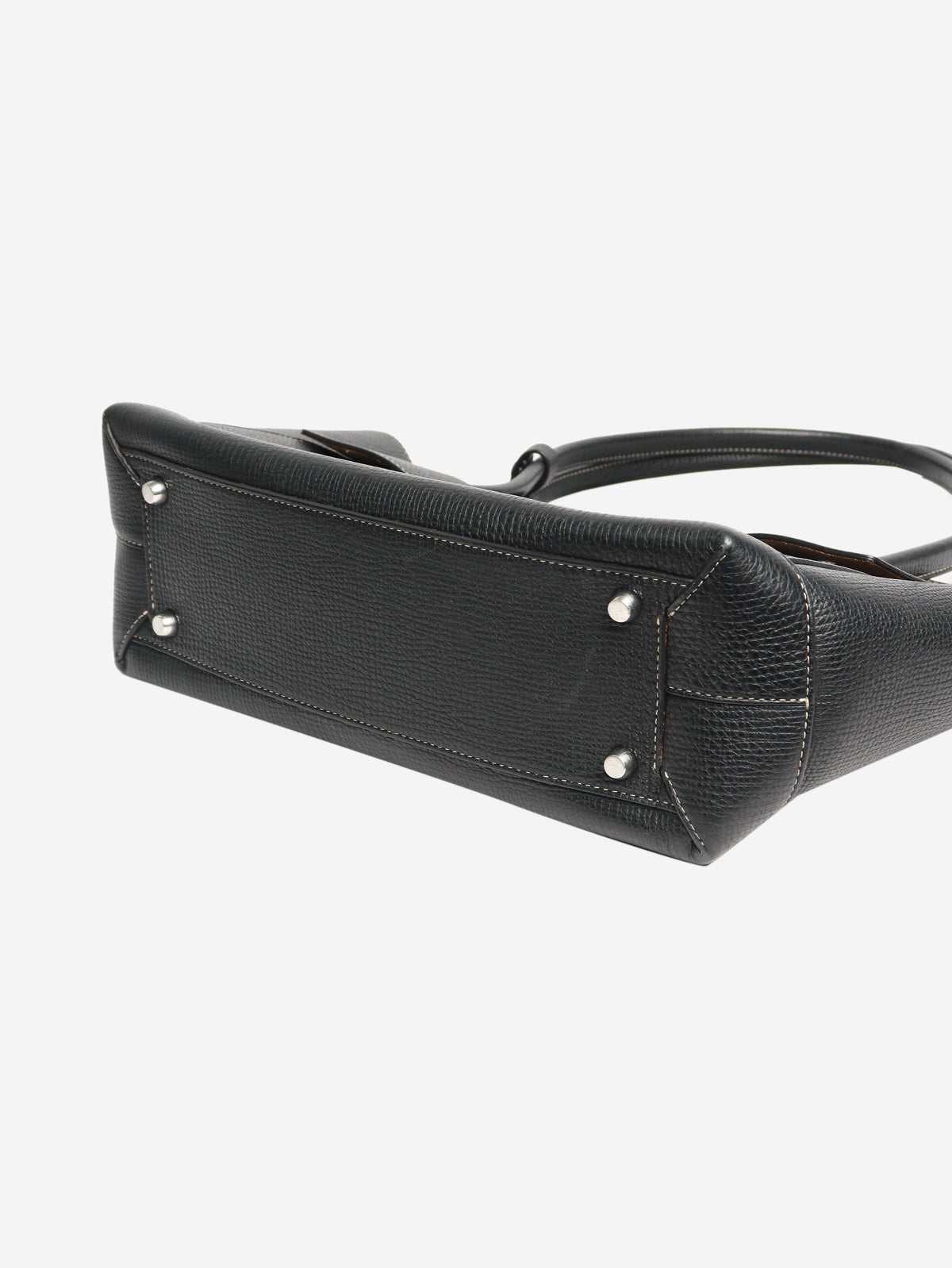 Black Arco large leather tote Tote Bags Bottega Veneta 