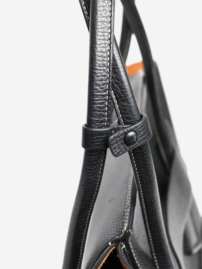 Black Arco large leather tote Tote Bags Bottega Veneta 