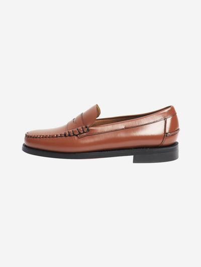 Tan leather loafers - size EU 44 Flat Shoes Sebago 