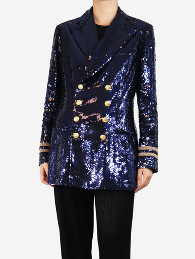 Blue sequin jacket - size UK 14 Coats & Jackets Polo Ralph Lauren 