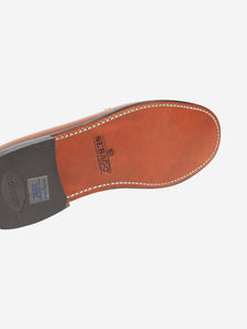 Sebago Tan leather loafers - size EU 44