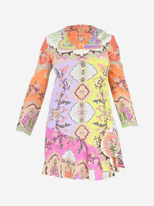 Etro Multi silk paisley printed dress - size UK 14