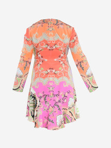 Etro Multi silk paisley printed dress - size UK 14