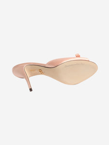 Dolce & Gabbana Pink satin bow heels - size EU 39