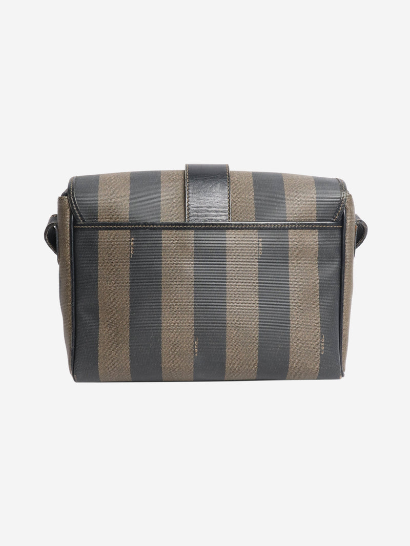 Brown Penguin striped shoulder bag Shoulder bags Fendi 