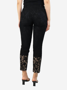 Joseph Black lace trousers - size UK 8