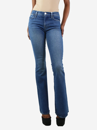Blue high-cut flare jeans - size UK 6 Trousers Frame 
