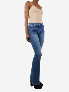 Frame Blue high-cut flare jeans - size UK 6