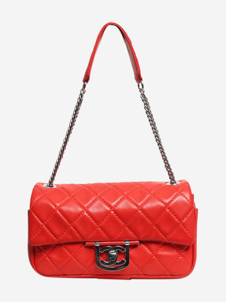 Coral vintage 2006 lambskin quilted Icons Secret Label flap bag alternate image