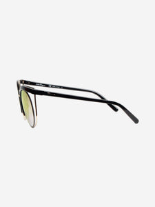 Salvatore Ferragamo Black ombre cat-eye sunglasses