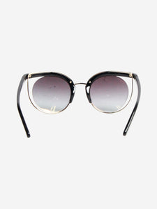 Salvatore Ferragamo Black ombre cat-eye sunglasses