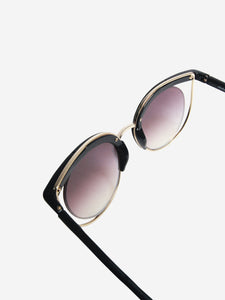 Salvatore Ferragamo Black ombre cat-eye sunglasses