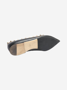 Valentino Black and nude Rockstud ballet flats - size EU 41